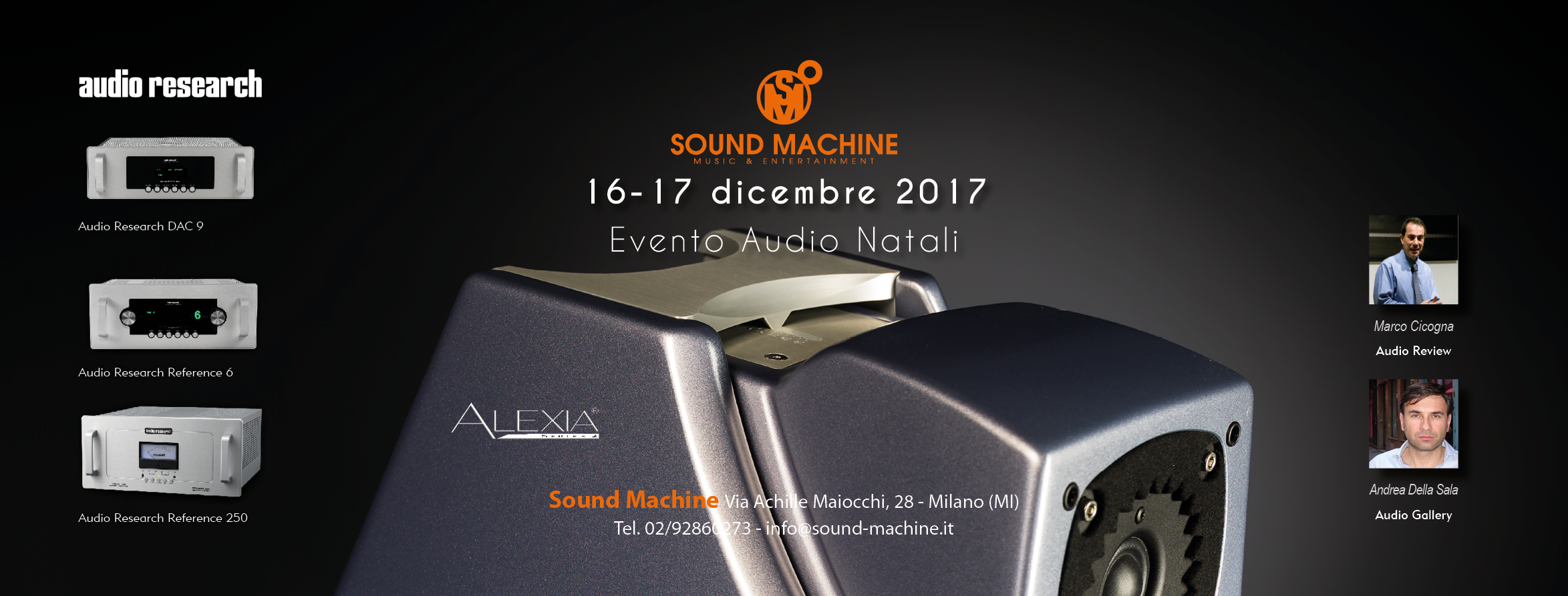 news AudioNatali - 16-17 dicembre 2017 - Evento Sound Machine