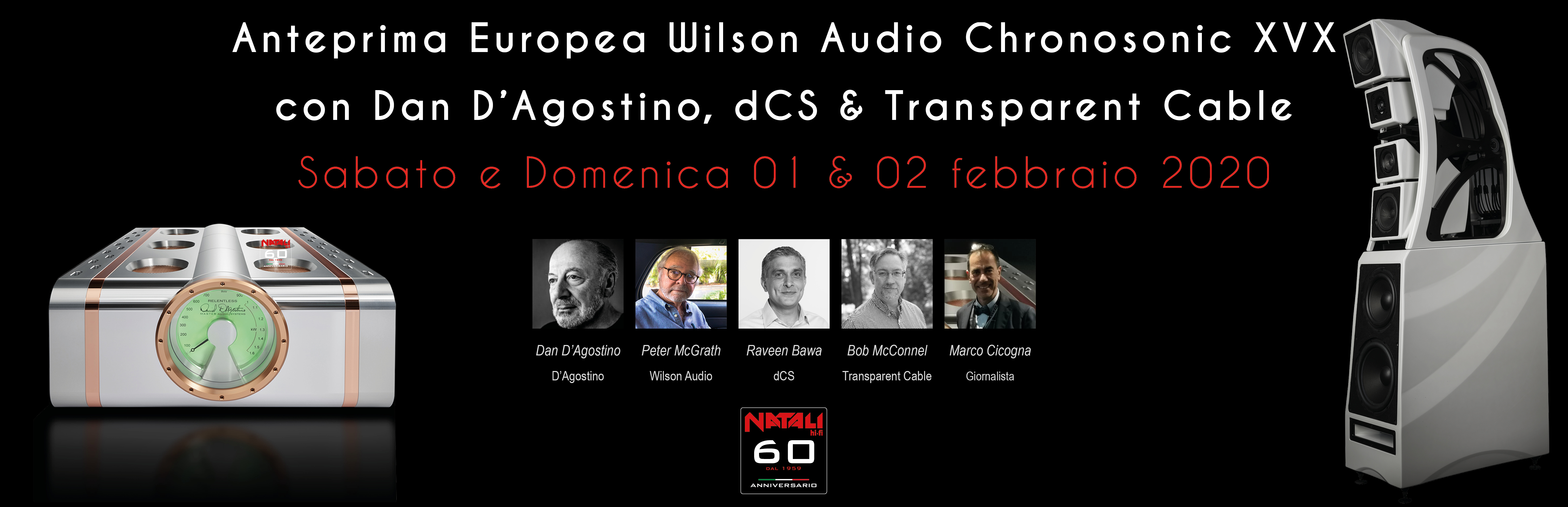 news AudioNatali - HiFi Natali presenta in Anteprima Europea i diffusori Wilson Audio Chronosonic XVX