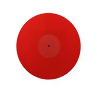prodotto Acrylic LP Slip Mat Red Ludic Audio Accessori - AudioNatali