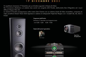 news AudioNatali - Domenica 17 dicembre 2023 presso HiFi Natali: Magico Natale con Natali